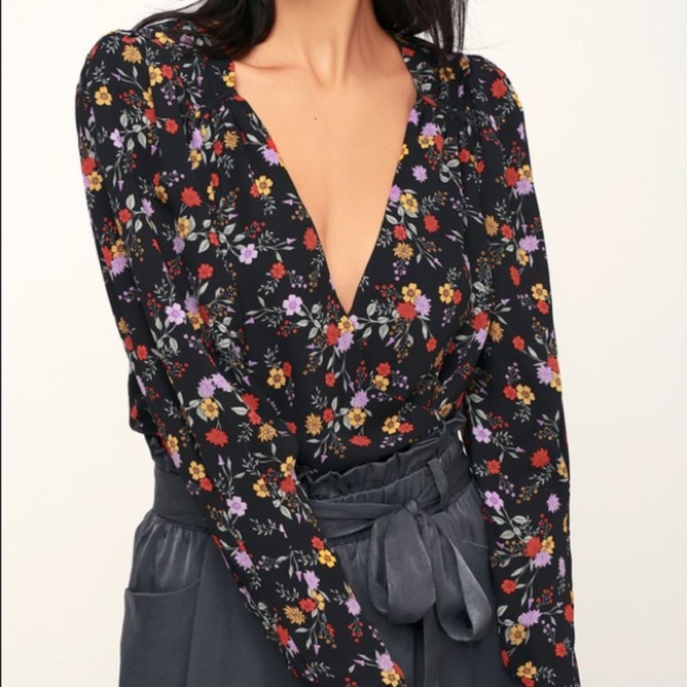 ASTR Floral Bodysuit